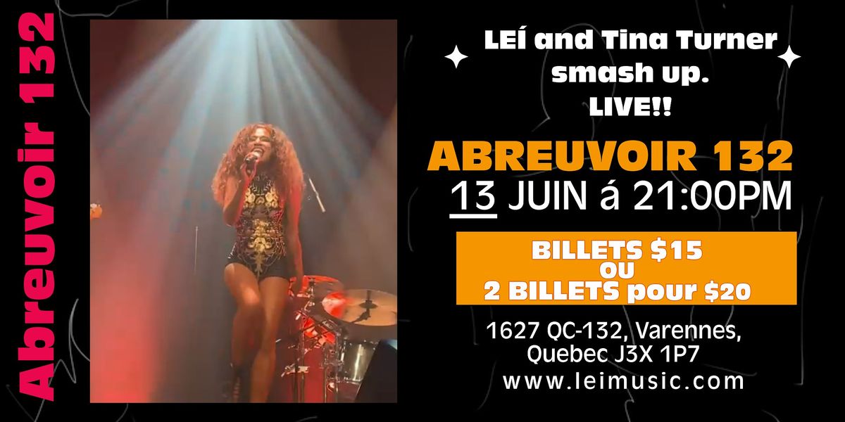 LEÍ meets The Tina Experience Show à l'Abreuvoir 132