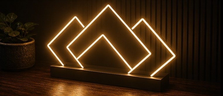 Enseigne LED pour sous-sol bar