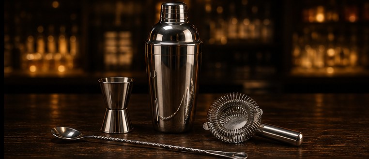 Kit shaker Boston cocktail