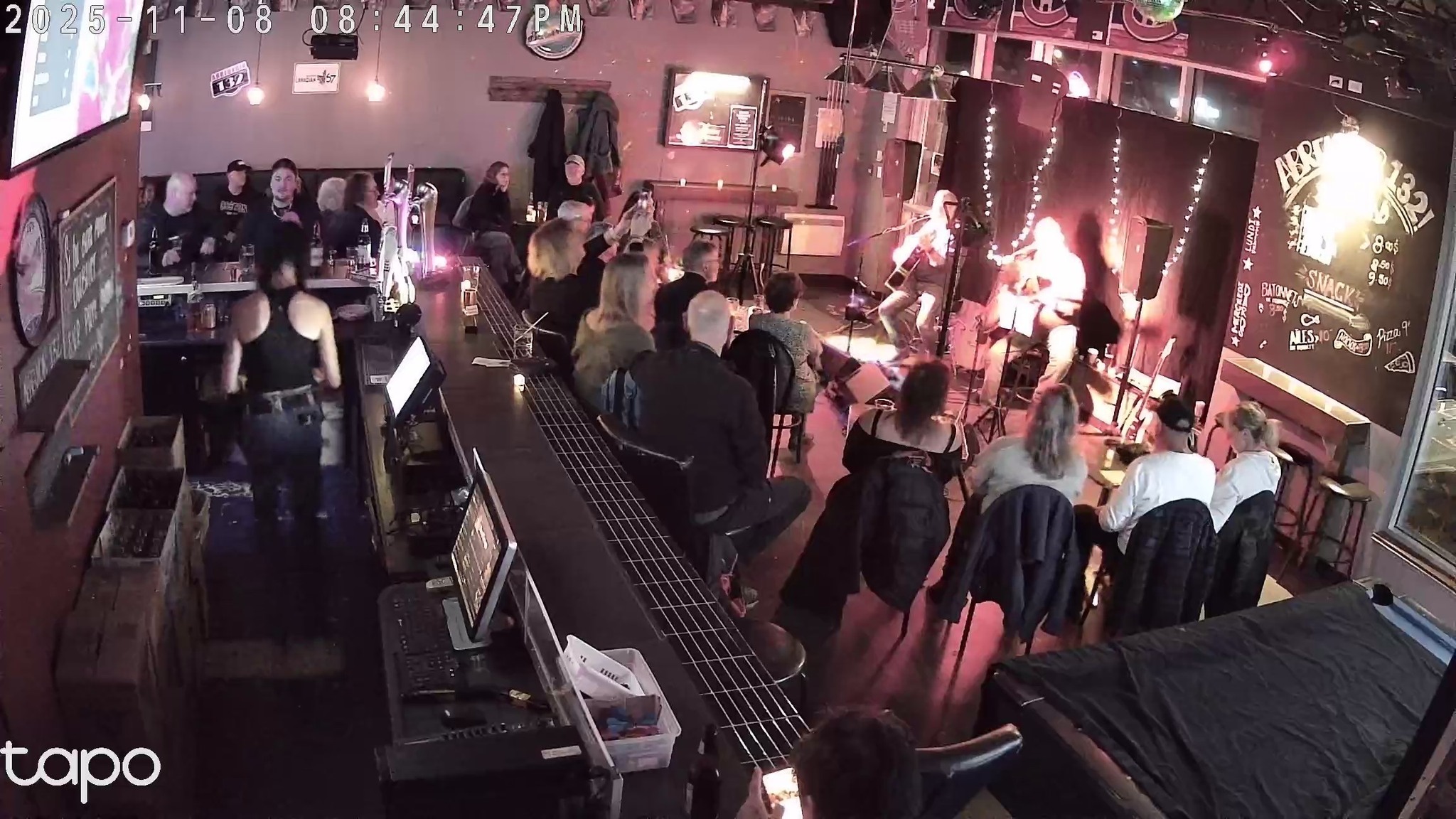 Spectacle live salle comble